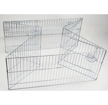 Freilaufgehege aus Metallgitter