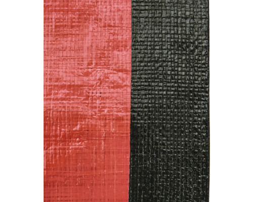 Detailansicht einer Abdeckplane mit Gewebeverstärkung