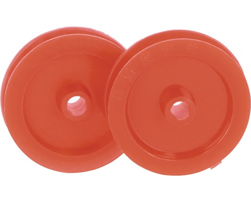 Zwei Kunststoffrollen