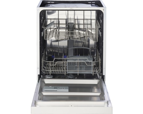 Innenansicht eines Geschirrspülers mit Geschirrkörben