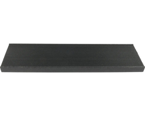 Profilstufe aus Gummi mit Rillen