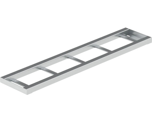 Metallrahmen mit rechteckigen Ausschnitten