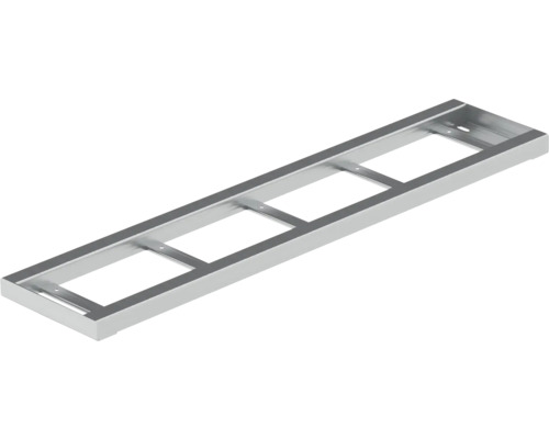 Metallrahmen mit rechteckigen Aussparungen