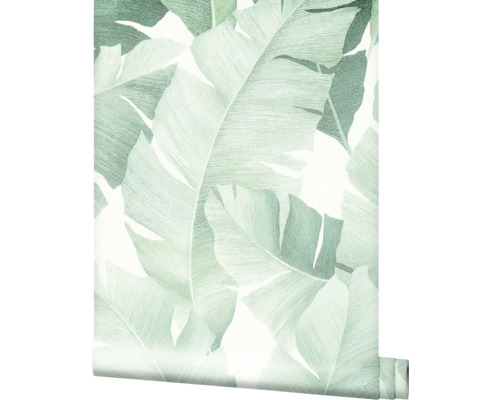 Tapetenrolle mit Bananenblattmuster