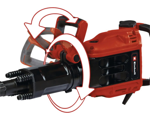 Einhell Abbruchhammer mit drehbarem Zusatzhandgriff
