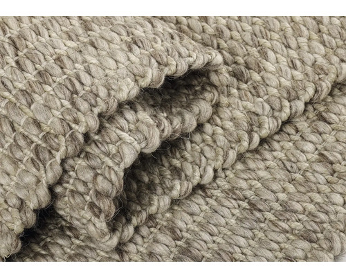 Nahaufnahme eines gewebten Teppichs