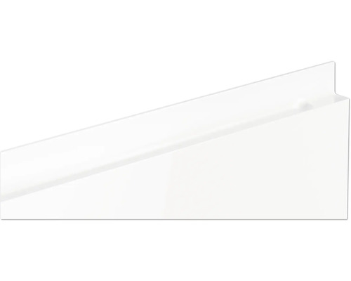 Detailansicht einer weißen Möbeloberfläche