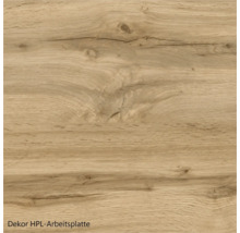 HPL Arbeitsplatte mit Holzdekor
