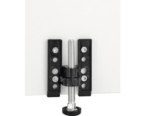 Verstellfuß mit Montageplatten für Möbel