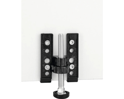 Verstellfuß mit Montageplatten zur Möbeljustierung