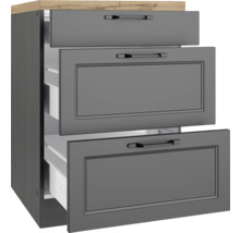 Küchenunterschrank mit drei Schubladen