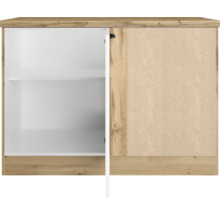 Hängeschrank mit Regalboden und Holzeffekt