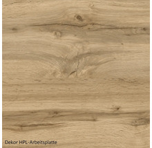 Dekorative HPL Arbeitsplatte mit Holzmaserung