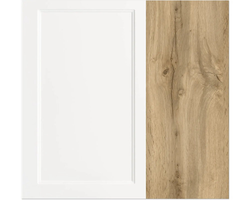 Küchenschrankfront und Holzarbeitsplatte