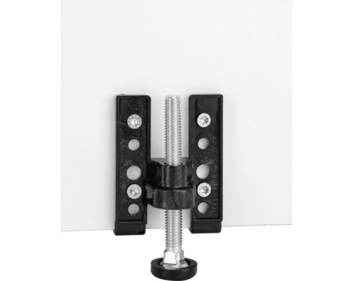 Verstellfuß mit zwei Montageplatten für Möbel