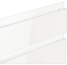 Detailansicht von weißen Schubladenfronten