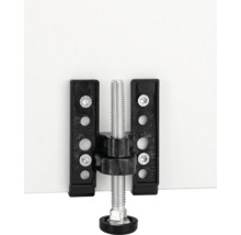 Verstellfuß mit Befestigungselementen für Möbel