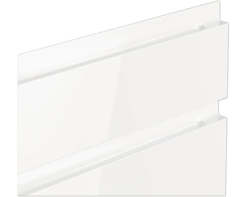 Detailansicht einer weißen Küchenfront