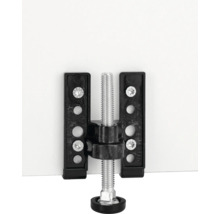 Möbelfuß mit Montageplatte und Gewindebolzen zur Befestigung