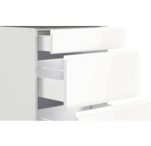 Auszugsschrank mit offenen Schubladen für Badezimmer