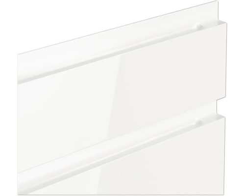 Detailansicht einer weißen Möbelfront