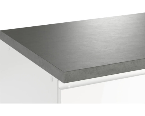 Arbeitsplatte in Betonoptik auf einem Schrank