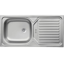 Edelstahlspüle mit Abtropffläche