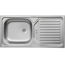 Edelstahlspüle mit Abtropffläche