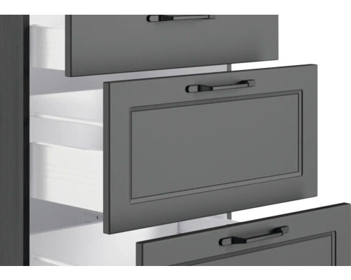 Schrank mit ausziehbaren Schubladen für Stauraum