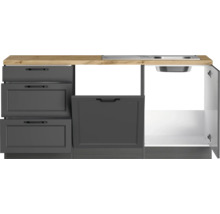 Küchenunterschrank mit Spüle und Schubladen