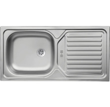 Edelstahlspüle mit Abtropffläche