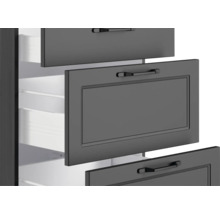 Detailaufnahme eines Schranks mit Schubladen