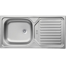 Edelstahlspüle mit Abtropffläche