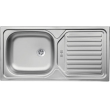 Edelstahlspüle mit Abtropffläche