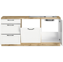 Küchenunterschrank mit Spüle und Schubladen