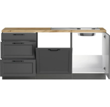 Küchenunterschrank mit Spüle und Schubladen