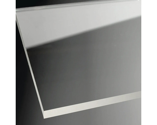 Transparente Acrylglasplatte