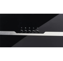 Dunstabzugshaube Bedienfeld mit Lichtsymbol, Gebläsesymbolen und An-/Aus-Taste