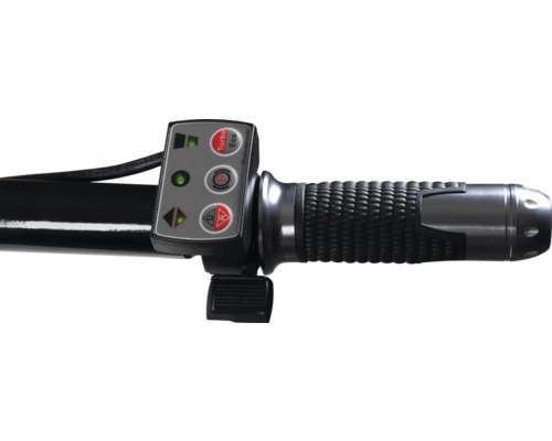 Elektroroller Lenker mit Bedienelementen für Turbo, Eco, Parken und Richtung