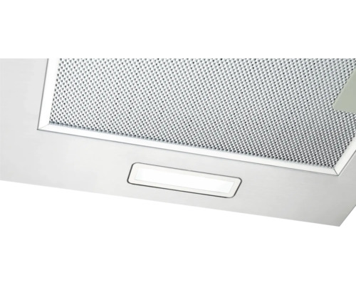 Edelstahl-Dunstabzugshaube mit Metallfettfilter und Beleuchtung