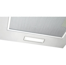 Dunstabzugshaube mit Metallgitter und Beleuchtung