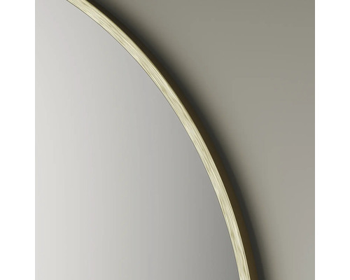 Detailaufnahme eines runden Spiegels