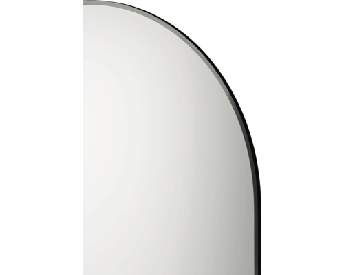 Detailansicht eines runden Spiegels