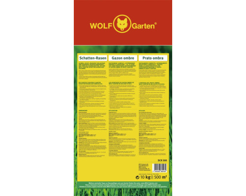 Wolf Garten Schattenrasen Packung für schattige Rasenflächen