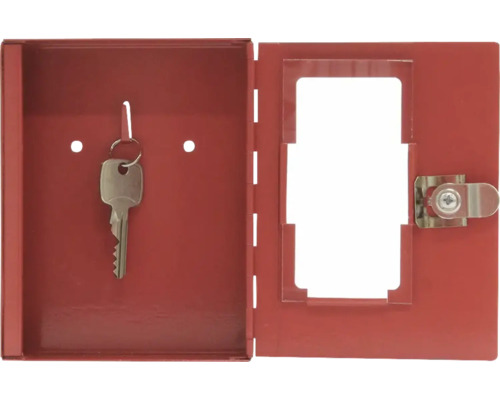 Geöffneter Schlüsselkasten mit Schlüssel