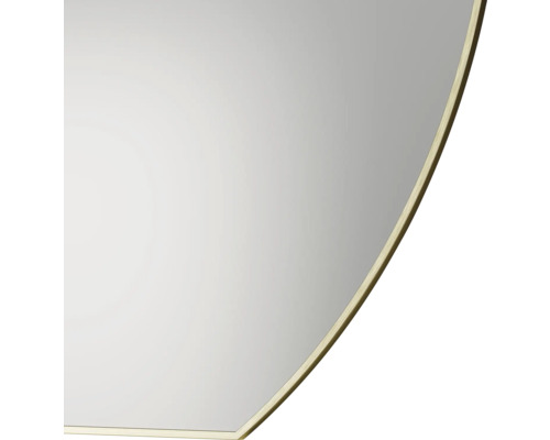 Detailansicht eines Spiegels mit abgerundeten Ecken