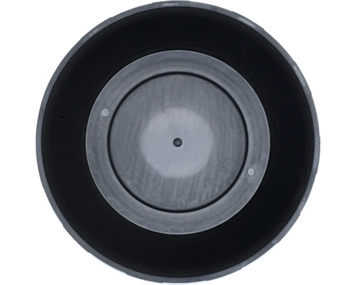 Ansicht von oben eines Pflanzgefäßes