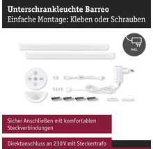 Barreo Unterbauleuchte mit Zubehör für einfache Montage