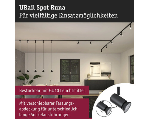 URail Spot Runa Beleuchtungssystem im Raum