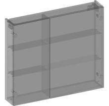 Badezimmerschrank mit zwei Türen und Regalböden